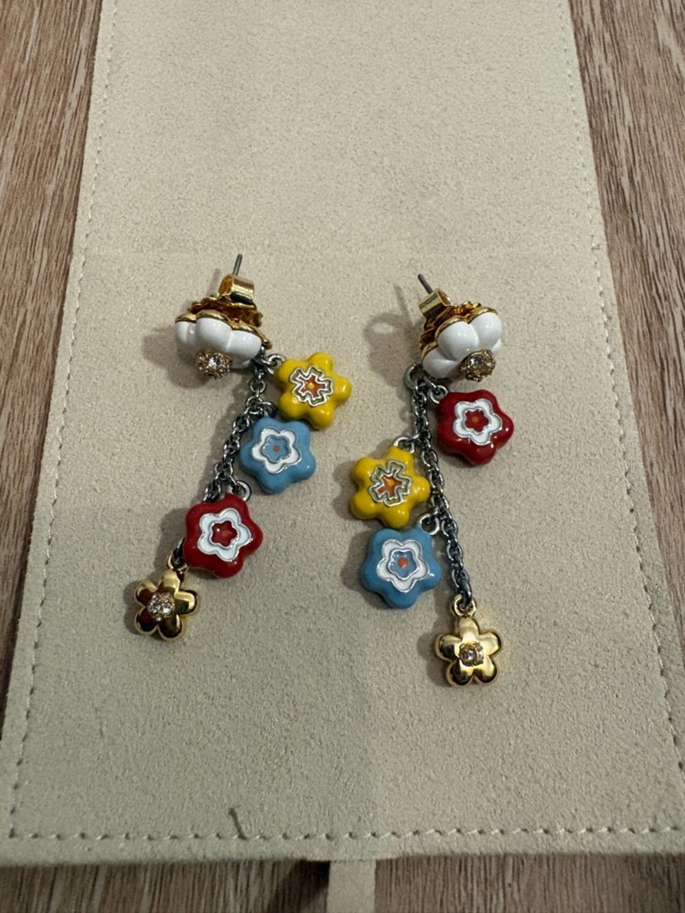 NWOT Marc Jacobs The Wild Daisy Flower Drop Earrings